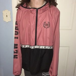 Pink Victoria secret windbreaker